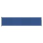 vidaXL Seitenmarkise Ausziehbar 140x600 cm Blau vidaXL Seitenmarkise Ausziehbar 140x600 cm Blau