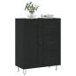 vidaXL Sideboard Schwarz 69,5x34x90 cm Holzwerkstoff vidaXL Sideboard Schwarz 69,5x34x90 cm Holzwerkstoff