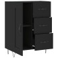 vidaXL Sideboard Schwarz 69,5x34x90 cm Holzwerkstoff vidaXL Sideboard Schwarz 69,5x34x90 cm Holzwerkstoff