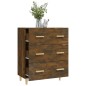 vidaXL Sideboard Räuchereiche 70x34x90 cm Holzwerkstoff vidaXL Sideboard Räuchereiche 70x34x90 cm Holzwerkstoff