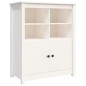 vidaXL Sideboard Weiß 83x41,5x100 cm Massivholz Kiefer vidaXL Sideboard Weiß 83x41,5x100 cm Massivholz Kiefer