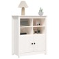 vidaXL Sideboard Weiß 83x41,5x100 cm Massivholz Kiefer vidaXL Sideboard Weiß 83x41,5x100 cm Massivholz Kiefer
