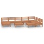 vidaXL 10-tlg. Garten-Lounge-Set Massivholz Kiefer Honigbraun vidaXL 10-tlg. Garten-Lounge-Set Massivholz Kiefer Honigbraun