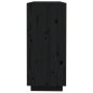 vidaXL Sideboard Schwarz 110,5x35x80 cm Massivholz Kiefer vidaXL Sideboard Schwarz 110,5x35x80 cm Massivholz Kiefer
