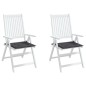 Gartenstuhl-Kissen 2 Stk. Anthrazit 50x50x3 cm Oxford-Gewebe Gartenstuhl-Kissen 2 Stk. Anthrazit 50x50x3 cm Oxford-Gewebe