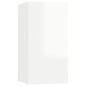 vidaXL TV-Schränke 2 Stk. Hochglanz-Weiß 30,5x30x60 cm Holzwerkstoff vidaXL TV-Schränke 2 Stk. Hochglanz-Weiß 30,5x30x60 cm Holzwerkstoff