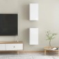 vidaXL TV-Schränke 2 Stk. Hochglanz-Weiß 30,5x30x60 cm Holzwerkstoff vidaXL TV-Schränke 2 Stk. Hochglanz-Weiß 30,5x30x60 cm Holzwerkstoff