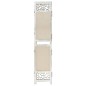 vidaXL 3-tlg. Raumteiler Creme 105x165 cm Stoff vidaXL 3-tlg. Raumteiler Creme 105x165 cm Stoff