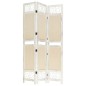 vidaXL 3-tlg. Raumteiler Creme 105x165 cm Stoff vidaXL 3-tlg. Raumteiler Creme 105x165 cm Stoff