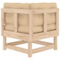 vidaXL Ecksofas mit Kissen 2 Stk. Massivholz Kiefer vidaXL Ecksofas mit Kissen 2 Stk. Massivholz Kiefer