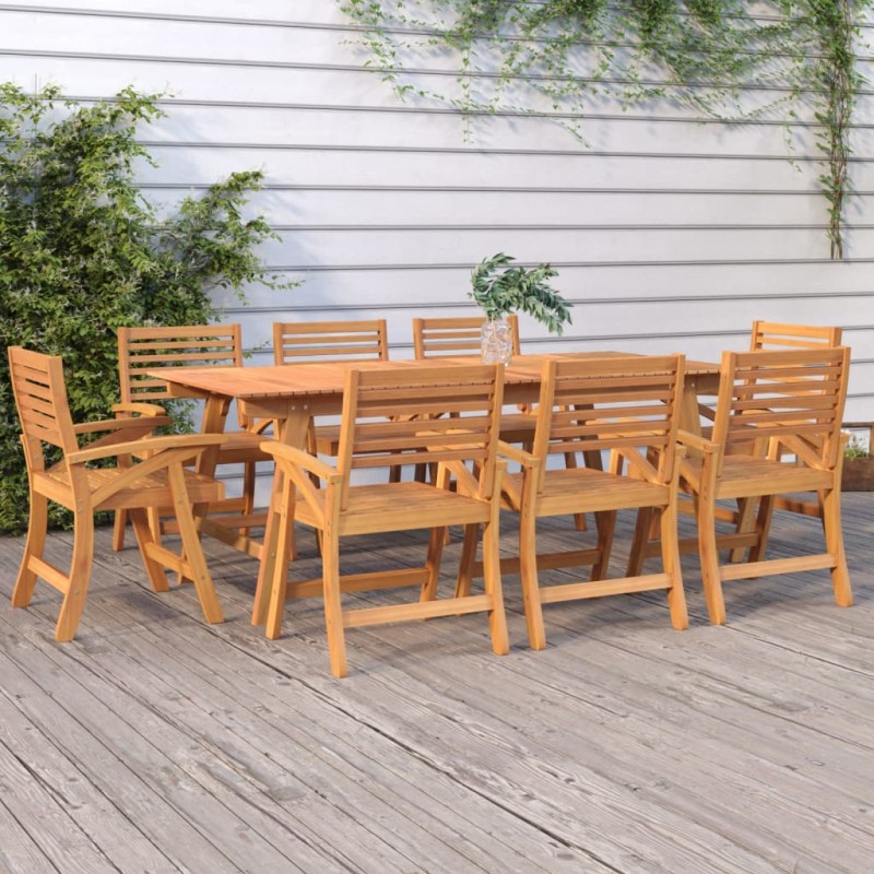 vidaXL Gartentisch 200x90x75 cm Massivholz Akazie vidaXL Gartentisch 200x90x75 cm Massivholz Akazie