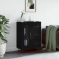 vidaXL Sideboard Schwarz 69,5x34x90 cm Holzwerkstoff vidaXL Sideboard Schwarz 69,5x34x90 cm Holzwerkstoff