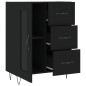 vidaXL Sideboard Schwarz 69,5x34x90 cm Holzwerkstoff vidaXL Sideboard Schwarz 69,5x34x90 cm Holzwerkstoff