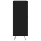 vidaXL Sideboard Schwarz 69,5x34x90 cm Holzwerkstoff vidaXL Sideboard Schwarz 69,5x34x90 cm Holzwerkstoff