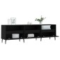 vidaXL TV-Schrank Schwarz 150x30x44,5 cm Holzwerkstoff vidaXL TV-Schrank Schwarz 150x30x44,5 cm Holzwerkstoff