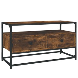 vidaXL TV-Schrank Räuchereiche 80x35x45 cm Holzwerkstoff