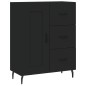 vidaXL Sideboard Schwarz 69,5x34x90 cm Holzwerkstoff vidaXL Sideboard Schwarz 69,5x34x90 cm Holzwerkstoff