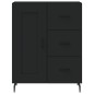 vidaXL Sideboard Schwarz 69,5x34x90 cm Holzwerkstoff vidaXL Sideboard Schwarz 69,5x34x90 cm Holzwerkstoff