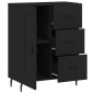 vidaXL Sideboard Schwarz 69,5x34x90 cm Holzwerkstoff vidaXL Sideboard Schwarz 69,5x34x90 cm Holzwerkstoff