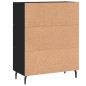 vidaXL Sideboard Schwarz 69,5x34x90 cm Holzwerkstoff vidaXL Sideboard Schwarz 69,5x34x90 cm Holzwerkstoff