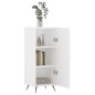 vidaXL Sideboard Weiß 34,5x34x90 cm Holzwerkstoff vidaXL Sideboard Weiß 34,5x34x90 cm Holzwerkstoff
