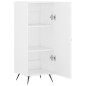 vidaXL Sideboard Weiß 34,5x34x90 cm Holzwerkstoff vidaXL Sideboard Weiß 34,5x34x90 cm Holzwerkstoff
