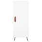 vidaXL Sideboard Weiß 34,5x34x90 cm Holzwerkstoff vidaXL Sideboard Weiß 34,5x34x90 cm Holzwerkstoff