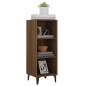 vidaXL Sideboard Braun Eichen-Optik 34,5x32,5x90 cm Holzwerkstoff vidaXL Sideboard Braun Eichen-Optik 34,5x32,5x90 cm Holzwerkstoff