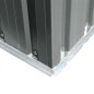vidaXL Gartenschuppen Grau Metall 204 x 132 x 186 cm vidaXL Gartenschuppen Grau Metall 204 x 132 x 186 cm