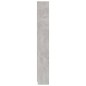 vidaXL Bücherregal 5 Fächer Betongrau 60x24x175 cm Holzwerkstoff vidaXL Bücherregal 5 Fächer Betongrau 60x24x175 cm Holzwerkstoff