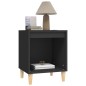 vidaXL Nachttisch Schwarz 40x35x50 cm Holzwerkstoff vidaXL Nachttisch Schwarz 40x35x50 cm Holzwerkstoff