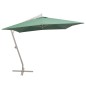 vidaXL Sonnenschirm Ampelschirm 300 x 300 cm Grün Aluminiummast vidaXL Sonnenschirm Ampelschirm 300 x 300 cm Grün Aluminiummast