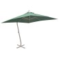 vidaXL Sonnenschirm Ampelschirm 300 x 300 cm Grün Aluminiummast vidaXL Sonnenschirm Ampelschirm 300 x 300 cm Grün Aluminiummast