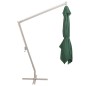 vidaXL Sonnenschirm Ampelschirm 300 x 300 cm Grün Aluminiummast vidaXL Sonnenschirm Ampelschirm 300 x 300 cm Grün Aluminiummast
