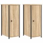 vidaXL Nachttische 2 Stk. Sonoma-Eiche 32x42x80 cm Holzwerkstoff vidaXL Nachttische 2 Stk. Sonoma-Eiche 32x42x80 cm Holzwerkstoff