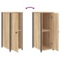 vidaXL Nachttische 2 Stk. Sonoma-Eiche 32x42x80 cm Holzwerkstoff vidaXL Nachttische 2 Stk. Sonoma-Eiche 32x42x80 cm Holzwerkstoff