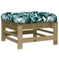 vidaXL Gartenhocker mit Kissen Kiefernholz Imprägniert vidaXL Gartenhocker mit Kissen Kiefernholz Imprägniert
