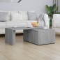 vidaXL Couchtisch Grau Sonoma 150x50x35 cm Holzwerkstoff vidaXL Couchtisch Grau Sonoma 150x50x35 cm Holzwerkstoff