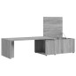 vidaXL Couchtisch Grau Sonoma 150x50x35 cm Holzwerkstoff vidaXL Couchtisch Grau Sonoma 150x50x35 cm Holzwerkstoff