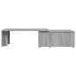 vidaXL Couchtisch Grau Sonoma 150x50x35 cm Holzwerkstoff vidaXL Couchtisch Grau Sonoma 150x50x35 cm Holzwerkstoff