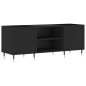vidaXL Plattenschrank Schwarz 121x38x48 cm Holzwerkstoff vidaXL Plattenschrank Schwarz 121x38x48 cm Holzwerkstoff