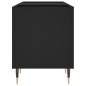 vidaXL Plattenschrank Schwarz 121x38x48 cm Holzwerkstoff vidaXL Plattenschrank Schwarz 121x38x48 cm Holzwerkstoff