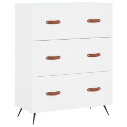 vidaXL Kommode Weiß 69,5x34x90 cm Holzwerkstoff