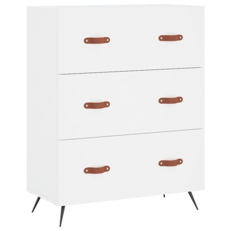 vidaXL Kommode Weiß 69,5x34x90 cm Holzwerkstoff