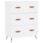 vidaXL Kommode Weiß 69,5x34x90 cm Holzwerkstoff vidaXL Kommode Weiß 69,5x34x90 cm Holzwerkstoff