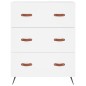 vidaXL Kommode Weiß 69,5x34x90 cm Holzwerkstoff vidaXL Kommode Weiß 69,5x34x90 cm Holzwerkstoff