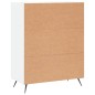 vidaXL Kommode Weiß 69,5x34x90 cm Holzwerkstoff vidaXL Kommode Weiß 69,5x34x90 cm Holzwerkstoff