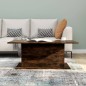 vidaXL Couchtisch Räuchereiche 102x55,5x40 cm Holzwerkstoff vidaXL Couchtisch Räuchereiche 102x55,5x40 cm Holzwerkstoff