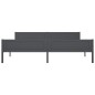 vidaXL Massivholzbett Grau Kiefer 200x200 cm vidaXL Massivholzbett Grau Kiefer 200x200 cm
