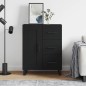vidaXL Sideboard Schwarz 69,5x34x90 cm Holzwerkstoff vidaXL Sideboard Schwarz 69,5x34x90 cm Holzwerkstoff